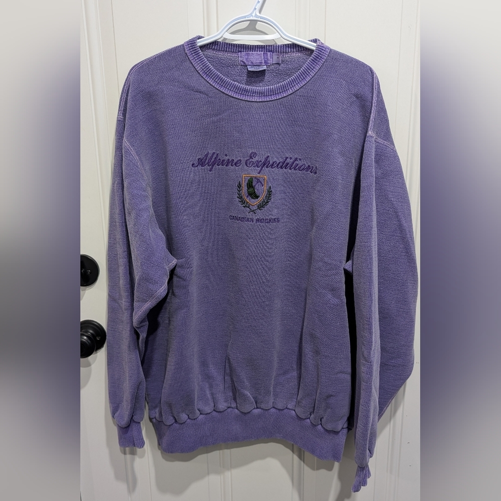 Vintage Purple Sweatshirt PTP 27"